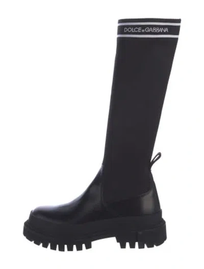 Pre-owned Dolce & Gabbana Leather Boots In Black