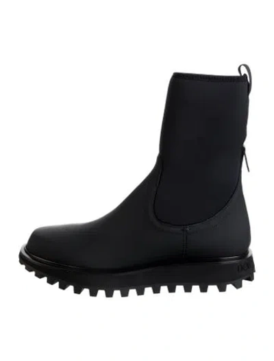 Pre-owned Dolce & Gabbana Leather Boots In Black
