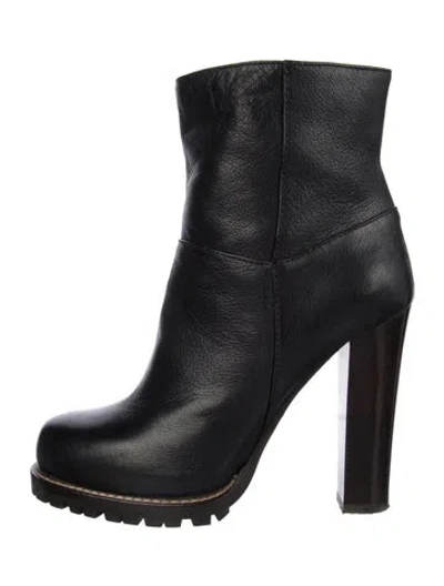 Pre-owned Dolce & Gabbana Leather Boots In Blue