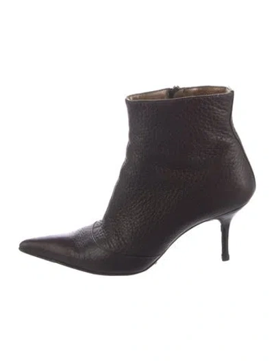 Pre-owned Dolce & Gabbana Leather Boots In Brown