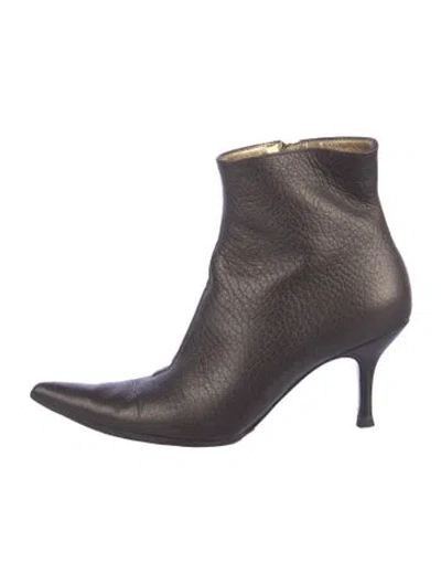 Pre-owned Dolce & Gabbana Leather Boots In Brown