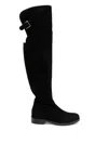 Dolce & Gabbana Leather Boots In Schwarz