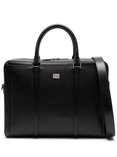 DOLCE & GABBANA LEATHER BRIEFCASE