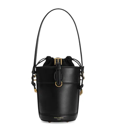 Dolce & Gabbana Leather Capri Bucket Bag