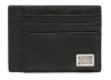 Dolce & Gabbana Black Textured Calf Leather Bi-fold Wallet