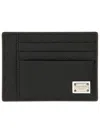 Dolce & Gabbana Dauphine-print Calfskin Card Holder