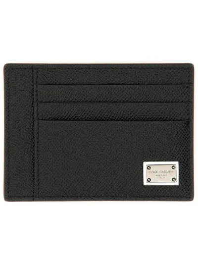 DOLCE & GABBANA DOLCE & GABBANA LEATHER CARD HOLDER