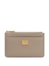 Dolce & Gabbana Slim Design Plonge Cardholder With Gold Hardware