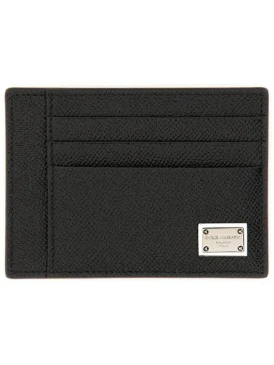 DOLCE & GABBANA DOLCE & GABBANA LEATHER CARD HOLDER