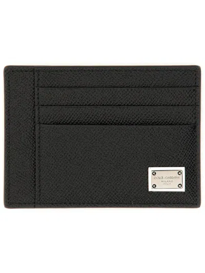 DOLCE & GABBANA DOLCE & GABBANA LEATHER CARD HOLDER