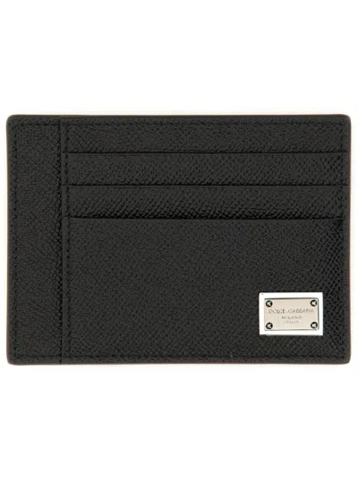 DOLCE & GABBANA DOLCE & GABBANA LEATHER CARD HOLDER