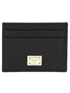 Dolce & Gabbana Leather Card Holder In Black