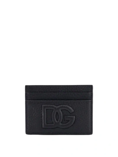 DOLCE & GABBANA LEATHER CARD HOLDER