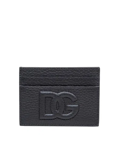 DOLCE & GABBANA DOLCE & GABBANA LEATHER CARD HOLDER COLOR BLACK