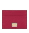 DOLCE & GABBANA LEATHER CARD HOLDER