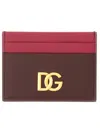 Dolce & Gabbana Dg Logo Plaque Card Holder In Multicolour