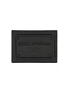 Dolce & Gabbana Small Zip-around Wallet In Calfskin With Raised Logo