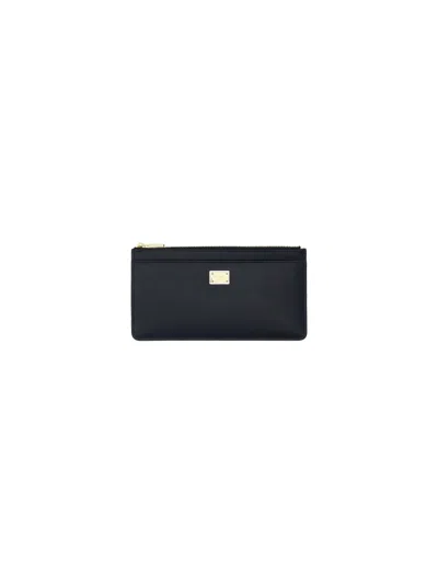 Dolce & Gabbana Card Holder With Logo Plaque Dolce E Gabbana In Black