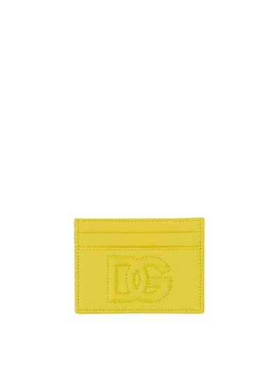 DOLCE & GABBANA LEATHER CARD HOLDER