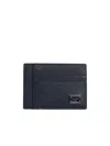 Dolce & Gabbana Dauphine Black Leather Card Holder In Black