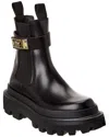 Dolce & Gabbana Leather Chelsea Boot In Black
