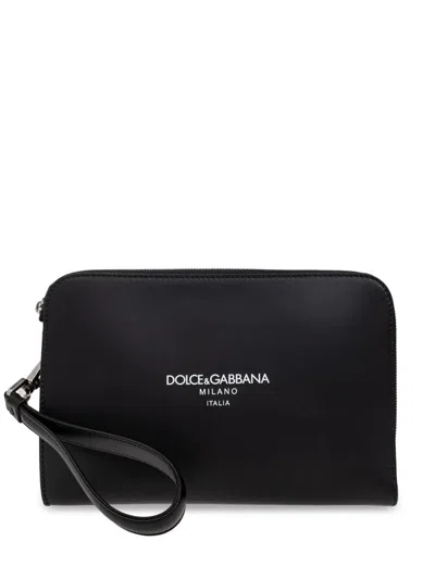 DOLCE & GABBANA DOLCE & GABBANA LEATHER CLUTCH