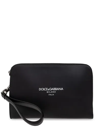 DOLCE & GABBANA LEATHER CLUTCH