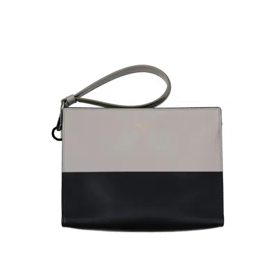 Dolce & Gabbana Leather Clutch In Black