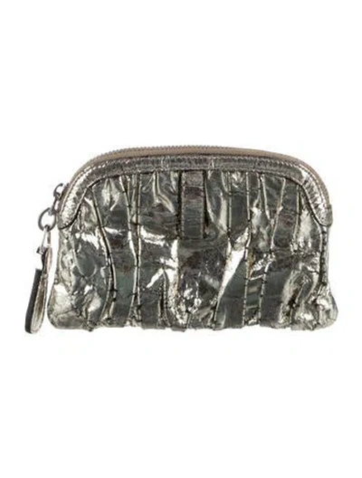 Pre-owned Dolce & Gabbana Leather Coin Pouch