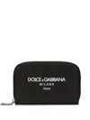 DOLCE & GABBANA LEATHER CONTINENTAL WALLET