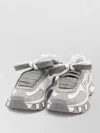 Dolce & Gabbana Dg Country Road Sneaker In Leather And Fabric In Multi