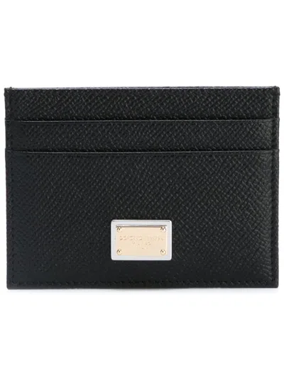 DOLCE & GABBANA DOLCE & GABBANA LEATHER CREDIT CARD CASE