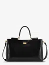 Dolce & Gabbana Leather Crossbody Bag In Black