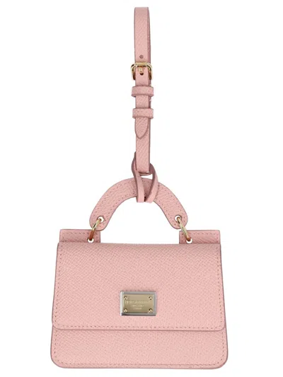 Dolce & Gabbana Dauphine Card Case Adjustable Strap In White