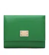 Dolce & Gabbana Leather Dauphine Flap Wallet