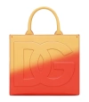 DOLCE & GABBANA LEATHER DG DAILY TOTE BAG
