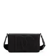 Dolce & Gabbana Logo-embossed Leather Messenger Bag