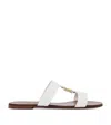 Dolce & Gabbana Ciabatta In Pelle Di Vitello Con Logo Dg