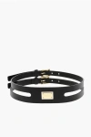 Dolce & Gabbana Leather Double Belt 50mm Grösse 75