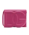 Dolce & Gabbana Dg Leather Flap Crossbody Bag In Pink