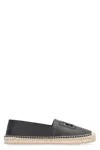 Dolce & Gabbana Logo-embossed Leather Espadrilles