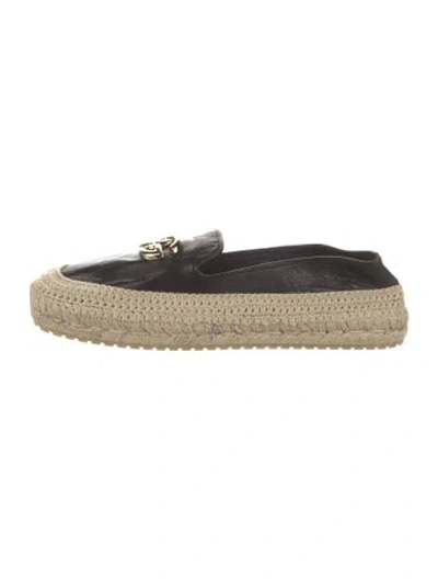 Pre-owned Dolce & Gabbana Leather Espadrilles