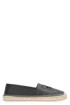 Dolce & Gabbana Logo-embossed Leather Espadrilles