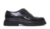 Dolce & Gabbana Black Leather Oxfords And Derbies In Nero