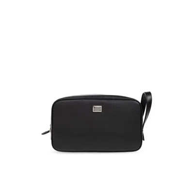 Dolce & Gabbana Leather Handbag In Black