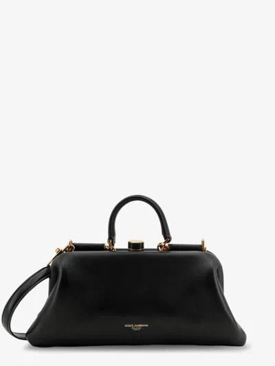 Dolce & Gabbana Leather Handbag In Black