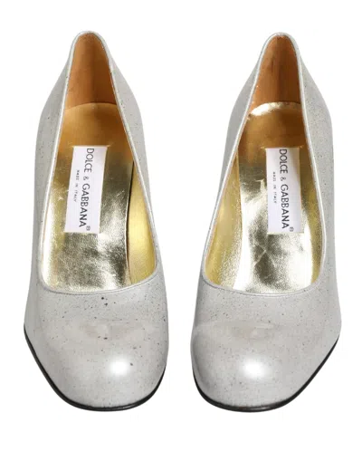Dolce & Gabbana Leather High-heel Pump In White