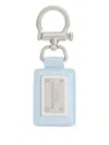 Dolce & Gabbana Leather Keyring In Metallic