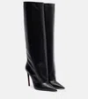 Dolce & Gabbana Women Black Leather Devotion Boots In Black