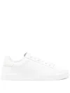 Dolce & Gabbana Leather Lace-up Low-top Sneakers In White